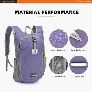 NWT! Skysper 10L Lightweight Packable Backpack for Hiking, Travel & Everyday Use